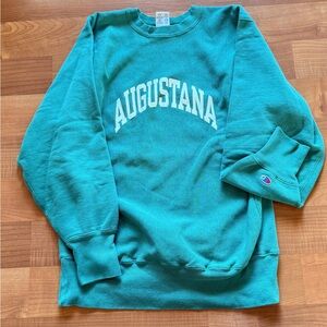 90s Champion Green Crewneck Sweater